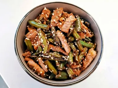 Лобио со свининой