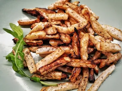 Кето-гарнир из корня сельдерея