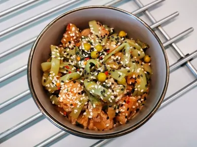 Вкуснейший кето-вок с ширатаки