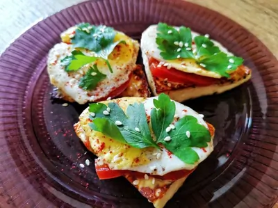 Кето-бутерброды из сыра