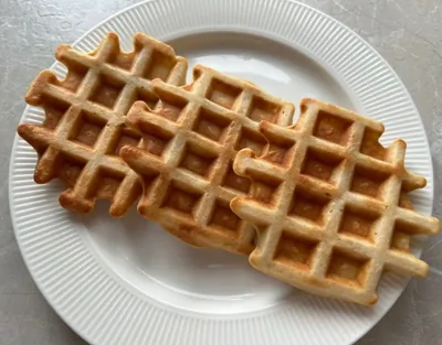 Банановые вафли