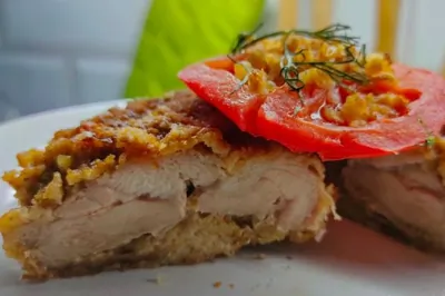 Отбивные из индейки в панировке