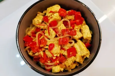 Лапша ширатаки с индейкой