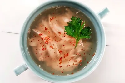 Паназиатский куриный бульон