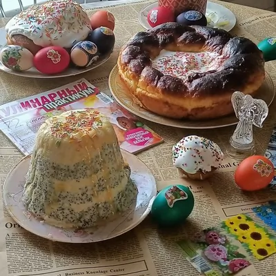 Персиковая пасха с маком