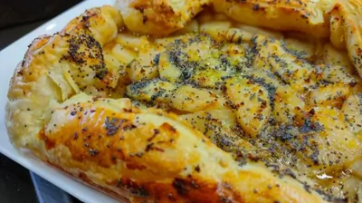 Пирог с грушами и маком