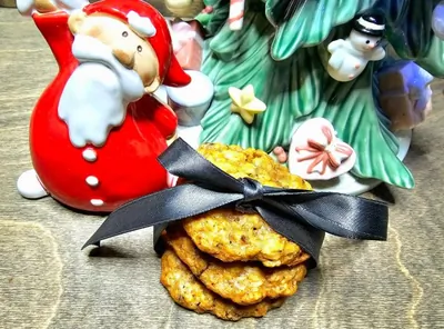 Овсяное печенье с инжиром и шоколадом