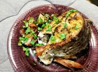 Стейк из амура на сковороде