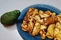 Блины с авокадо