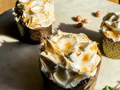 Куличи с меренгой