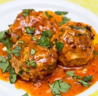 Тефтели в томатно-сливочном соусе