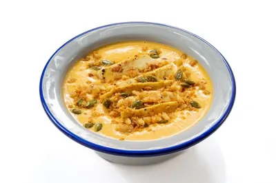 Крем-суп из батата с сейтаном