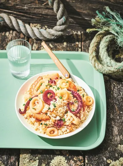 Рис с морепродуктами для Гина