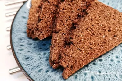 Хлеб из льняной муки в микроволновке