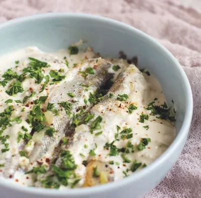 Корюшка в сливочном соусе