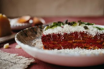 Блинная лазанья