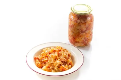 Рис с овощами на зиму