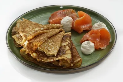 Блины без муки с кедровыми орешками