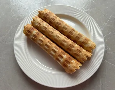 Трубочки с вареной сгущенкой