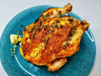 Курица в духовке на Новый год