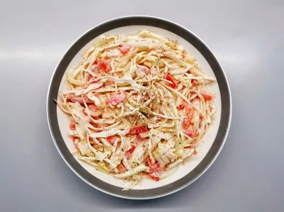 Коулсло со свежими овощами