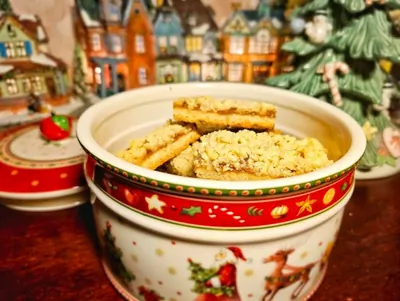 Венское печенье с яблочным повидлом