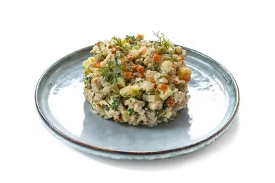Классический оливье с курицей