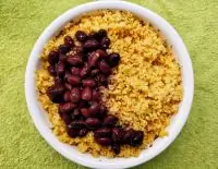 Кускус с карри и фасолью