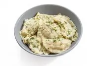 Постные вареники с картошкой и грибами