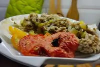 Ленивые голубцы с фаршем и овощами