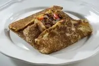 Блины с мясной начинкой