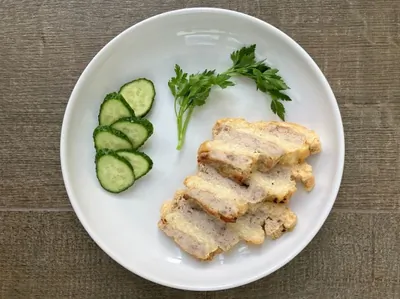 Курино-сырные ступеньки