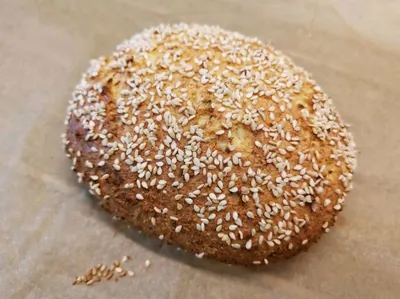 Хлеб из миндальной муки и творога