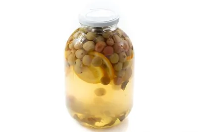 Компот-мохито на зиму из крыжовника