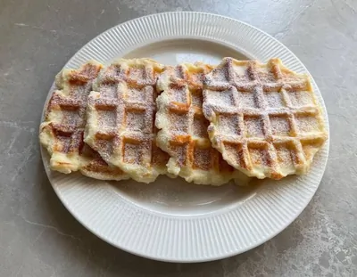 Творожные вафли