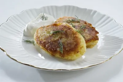 Картофельные зразы с печенью трески