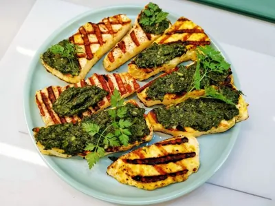 Закуска из адыгейского сыра