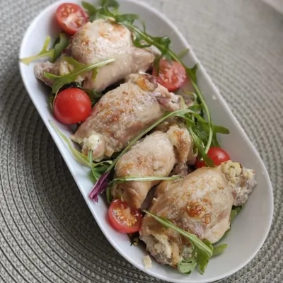 Куриные рулеты с мягким сыром