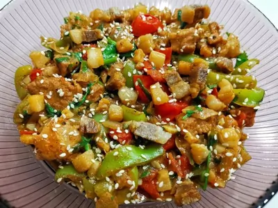 Чашушули из свиной шеи