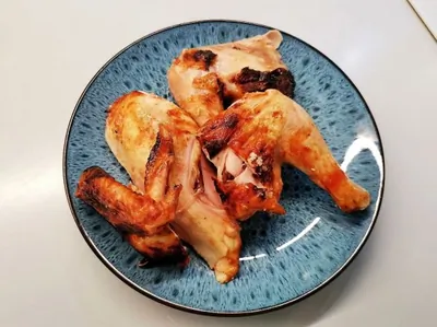 Курица на соли в томатном маринаде