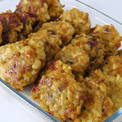 Рубленые котлеты с грибами