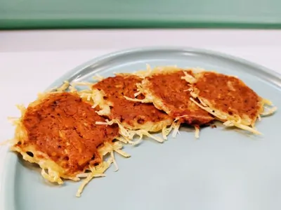 Сырные чипсы с горчицей