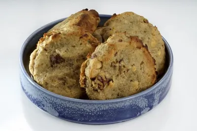 Постное печенье с бананами и финиками