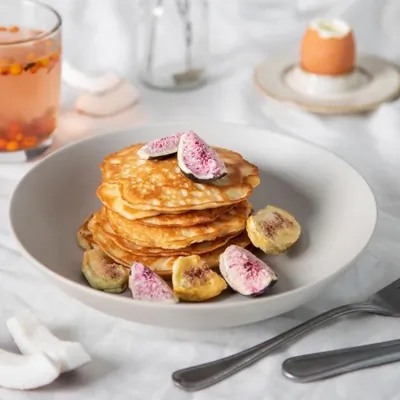 Миндальные оладьи на кокосовом молоке