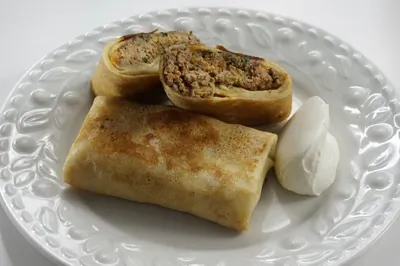 Блины с печенью