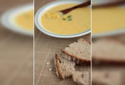 Суп-пюре из консервированной кукурузы