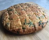 Хлеб с чесноком и луком