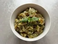 Закуска из запеченных баклажанов