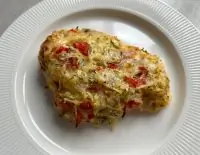 Куриная грудка под овощной шубой