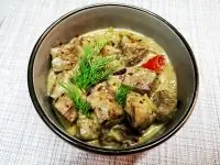 Нежная печень с луком